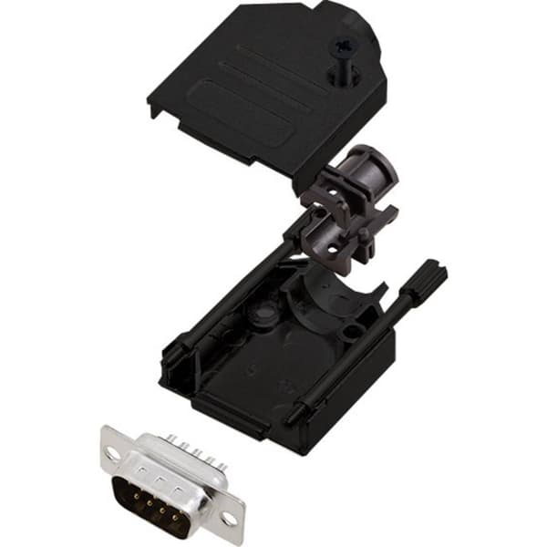 encitech DTZK09-BK-DMP-K 6355-0101-21 D-Sub stiftlist set 180 ° Antal poler: 9 Lödhona 1 st