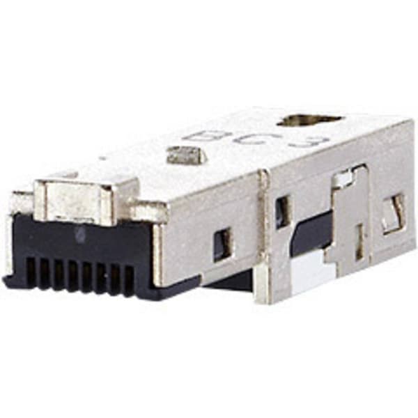 Metz Connect E-DAT INDUSTRY RJ45 1401400810-I Kontakt hane rak Antal poler (RJ) 8P8C Silver 1 st