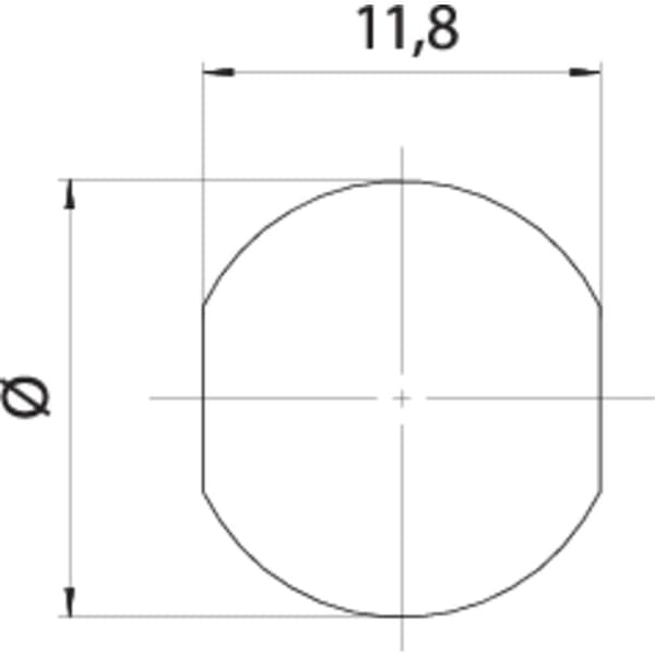 binder 09 0774 400 08 Subminiatyr-rundkontaktanslutning Flänsanslutning Totalt antal poler: 8 1 st