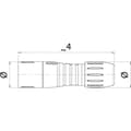 Miniatyrbild 3 av 4: binder 99 9209 470 04 Subminiatyr-rundkontaktanslutning Kontakt hane rak Totalt antal poler: 4 1 st