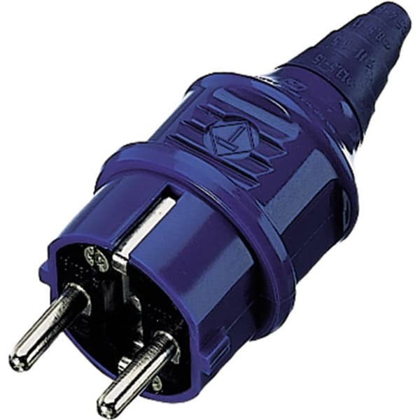 MENNEKES 10838 Stickpropp Plast 230 V Blå IP44