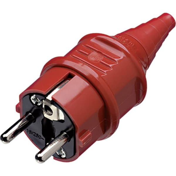 MENNEKES 10839 Stickpropp Plast 230 V Röd IP44