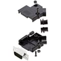 Miniatyrbild 2 av 2: Amphenol L17D45PK-P-25+L717HDB44P D-Sub stiftlist set 45 ° Antal poler: 44 Lödhona 1 st