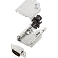 Miniatyrbild 1 av 2: Amphenol L17DTZK09+L717HDE15P D-Sub stiftlist set 180 ° Antal poler: 15 Lödhona 1 st