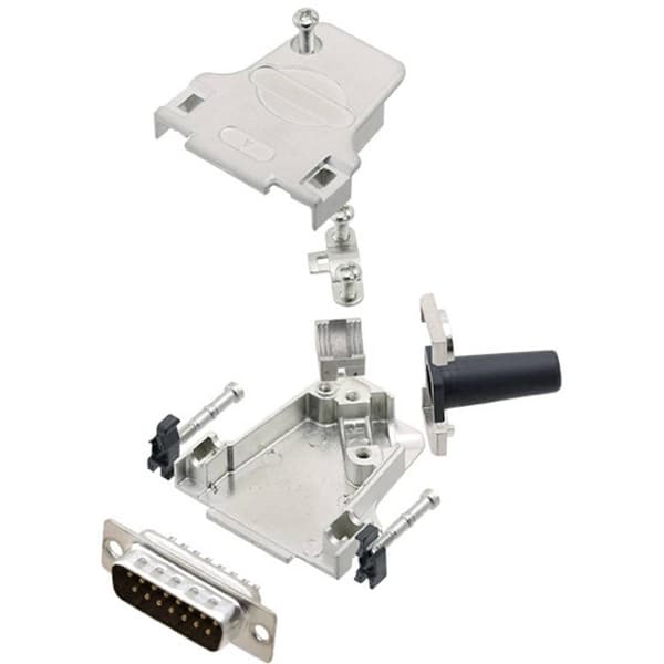 Amphenol L17D45ZF09-RG+L717SDE09P D-Sub stiftlist set 45 ° Antal poler: 9 Lödhona 1 st