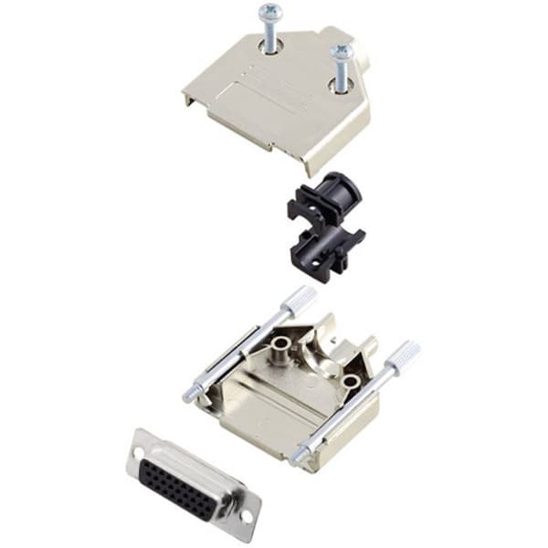 Amphenol L17DTPK-M-15+L77HDA26S D-Sub honkontakt set 180 ° Antal poler: 26 Lödhona 1 st