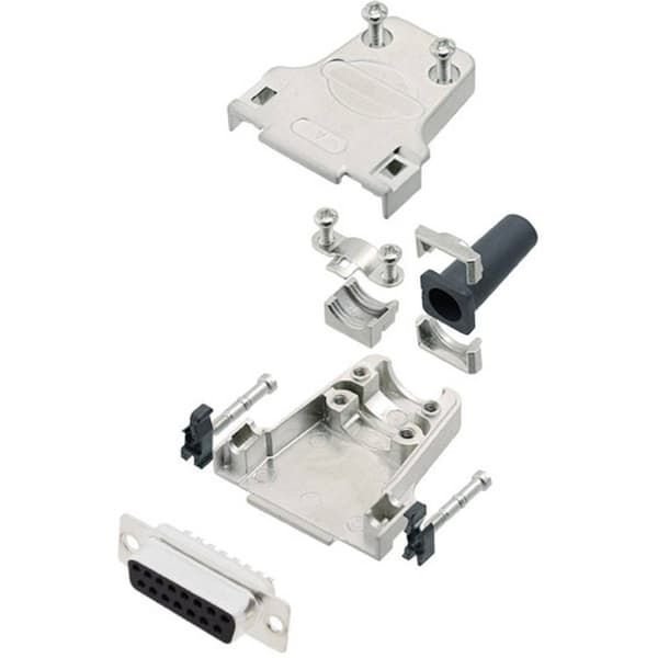 Amphenol L17DTZF25-RG+L77SDB25S D-Sub honkontakt set 180 ° Antal poler: 25 Lödhona 1 st