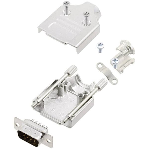 Amphenol L17MHDM37+L717SDC37P D-Sub stiftlist set 180 ° Antal poler: 37 Lödhona 1 st