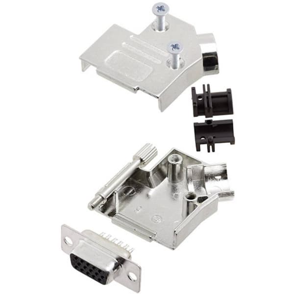 Amphenol L17D45ZK15+L77HDA26S D-Sub honkontakt set 45 ° Antal poler: 26 Lödhona 1 st