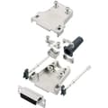 Miniatyrbild 1 av 2: Amphenol L17DTZF09-LJS-RG+L77HDE15S D-Sub honkontakt set 180 ° Antal poler: 15 Lödhona 1 st