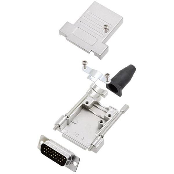 Amphenol L17DTSL15-RG-LJS-T+L717HDA26P D-Sub stiftlist set 180 ° Antal poler: 26 Lödhona 1 st