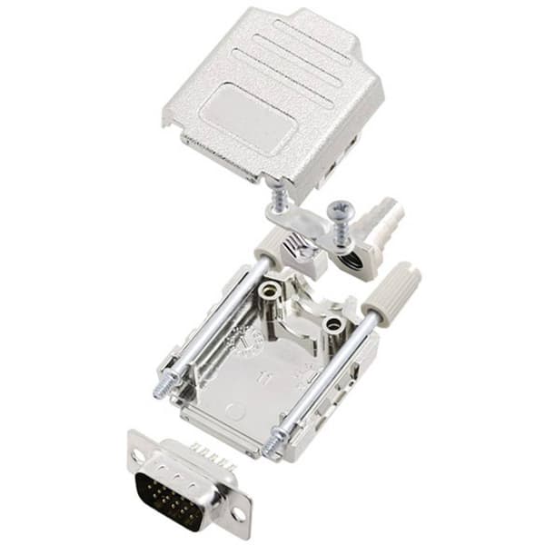Amphenol L17DPPK15-M+L717HDA26P D-Sub stiftlist set 180 ° Antal poler: 26 Lödhona 1 st