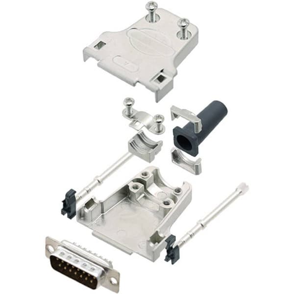 Amphenol L17DTZF25-LJS-RG+L717SDB25P D-Sub stiftlist set 180 ° Antal poler: 25 Lödhona 1 st