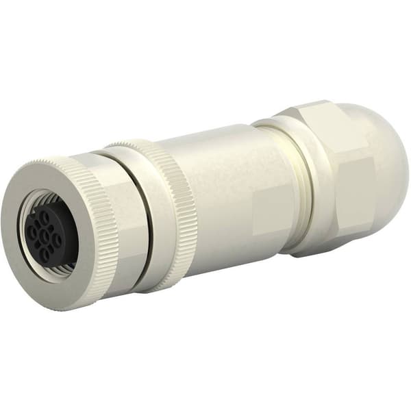 TE Connectivity T4110011051-000 Sensor/ställdon-kontakt, okonfektionerad M12 Hona rak Antal poler (RJ): 5 1 st