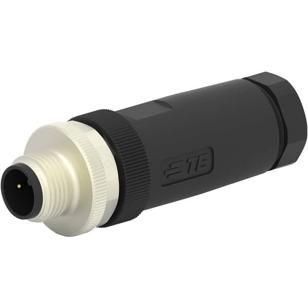 TE Connectivity T4111002021-000 Sensor/ställdon-kontakt, okonfektionerad M12 Kontakt hane rak Antal poler (RJ): 2 1 st