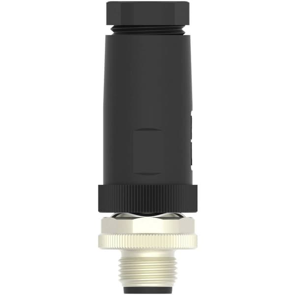 TE Connectivity T4111002041-000 Sensor/ställdon-kontakt, okonfektionerad M12 Kontakt hane rak Antal poler (RJ): 4 1 st
