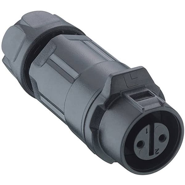 Lutronic 0260 02 Runt anslutningsdon Koppling rak Totalt antal poler: 2 1 st