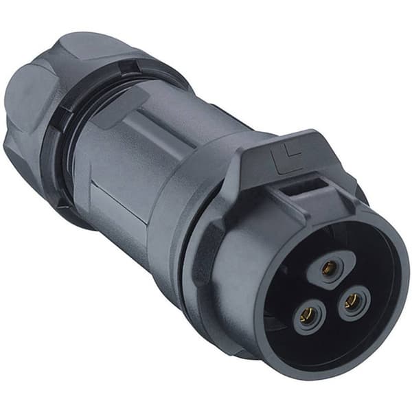 Lutronic 0261 02 Runt anslutningsdon Koppling rak Totalt antal poler: 2 1 st