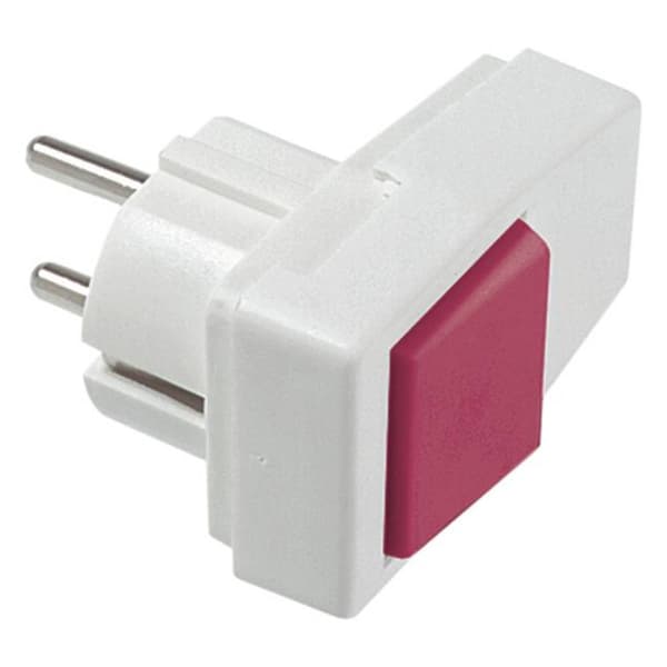 Bachmann 911.273 Stickpropp Plast med switch 250 V Vit IP20