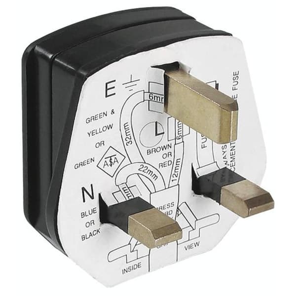 Bachmann 910.176 Stickpropp Plast 250 V Svart IP20