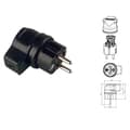 Miniatyrbild 3 av 3: Bachmann 919.178 Stickpropp Massiv gummi Svart IP44