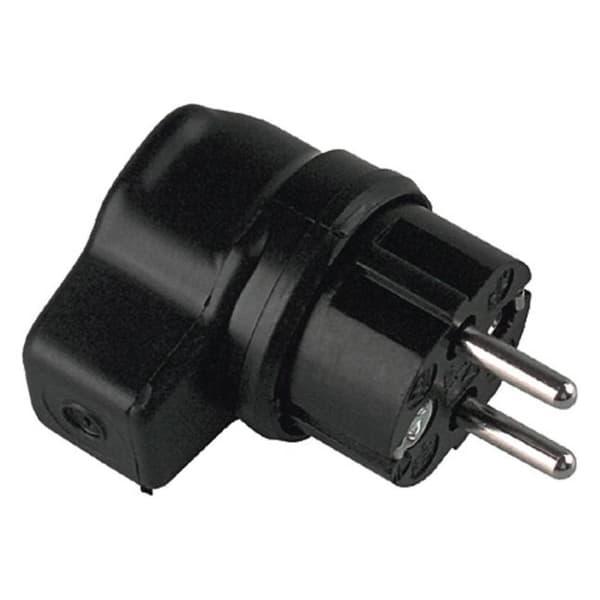 Bachmann 919.178 Stickpropp Massiv gummi Svart IP44