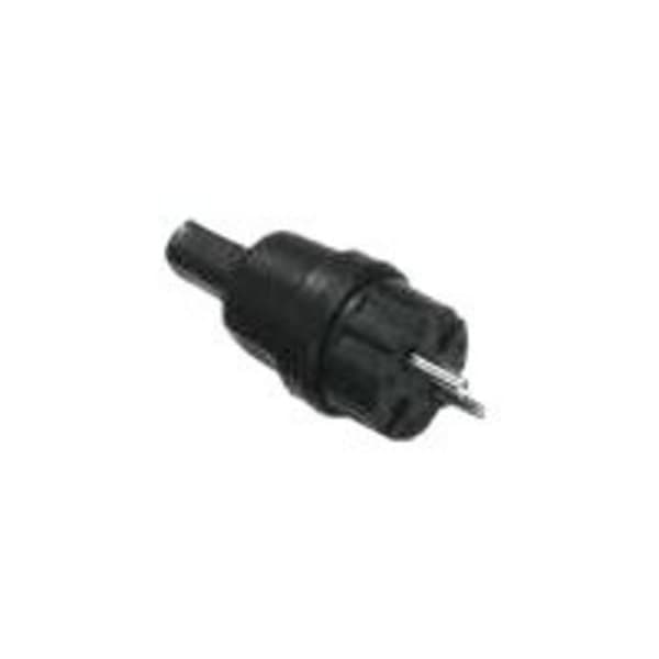 Bachmann 740.002 Kontakt Gummi, Silikon 250 V Svart IP44