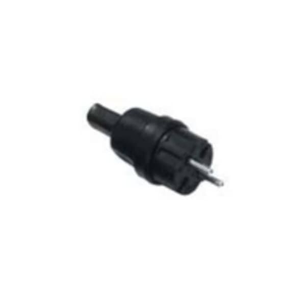 Bachmann 740.002 Kontakt Gummi, Silikon 250 V Svart IP44