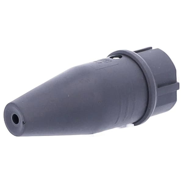 AS Schwabe 60412 Stickpropp Massiv gummi 230 V Svart IP44