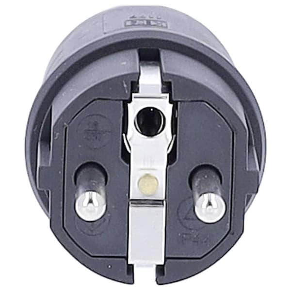 AS Schwabe 60412 Stickpropp Massiv gummi 230 V Svart IP44
