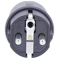 Miniatyrbild 5 av 5: AS Schwabe 60412 Stickpropp Massiv gummi 230 V Svart IP44