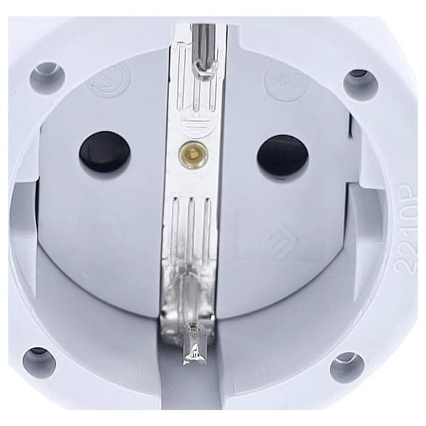 AS Schwabe 62223 Skarvuttag PVC 230 V Grå IP20