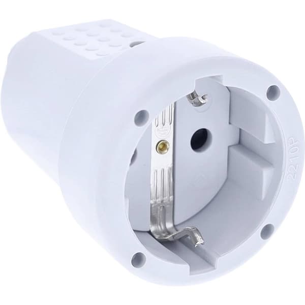 AS Schwabe 62223 Skarvuttag PVC 230 V Grå IP20