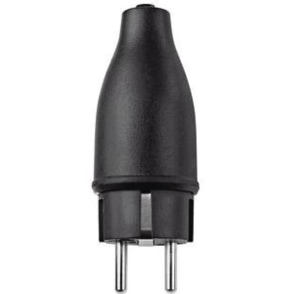 Merten 123851 Stickpropp Gummi 250 V Svart IP44
