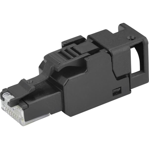 Telegärtner 100023051 RJ45-kontakt, kan monteras på plats 100023051 Kontakt hane rak 1 st