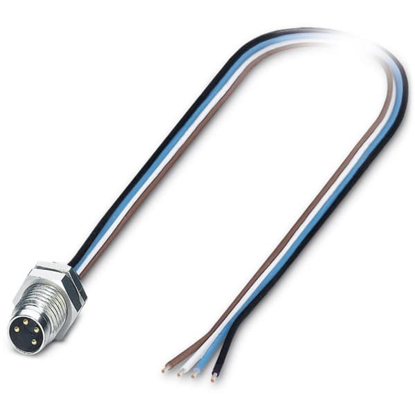 Phoenix Contact 1453481 Sensor/ställdon-kontaktdon M8 Kontakt hane inbyggd 0.50 m Antal poler (RJ): 4 1 st