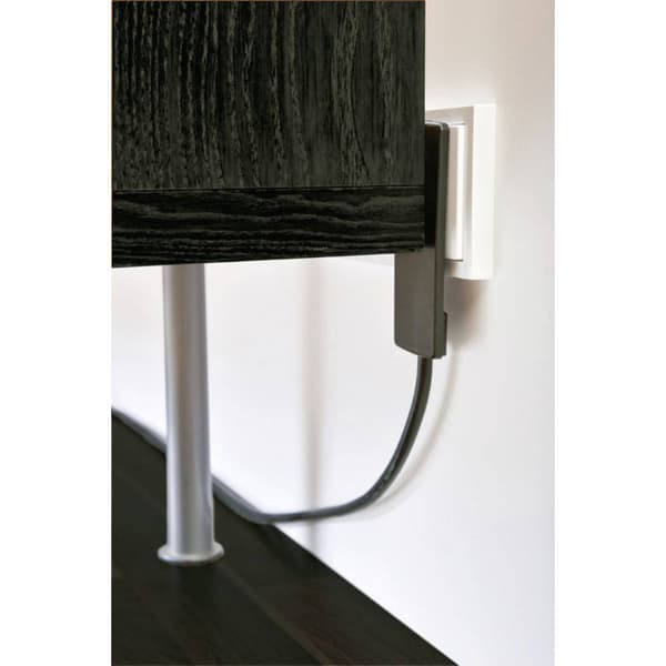 EVOline 1510.0000.0300 Stickpropp flat Plast med urkopplingshjälp 230 V Vit IP20