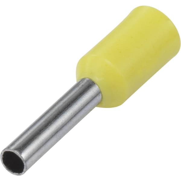 Vogt Verbindungstechnik 490712 Ändhylsa 6 mm² Delisolerad Gul 100 st
