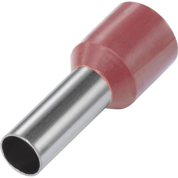 Vogt Verbindungstechnik 490812 Ändhylsa 10 mm² Delisolerad Röd 100 st