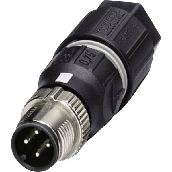 Phoenix Contact 1521591 Sensor/ställdon-kontakt, okonfektionerad M12 Kontakt hane rak Antal poler (RJ): 4 1 st