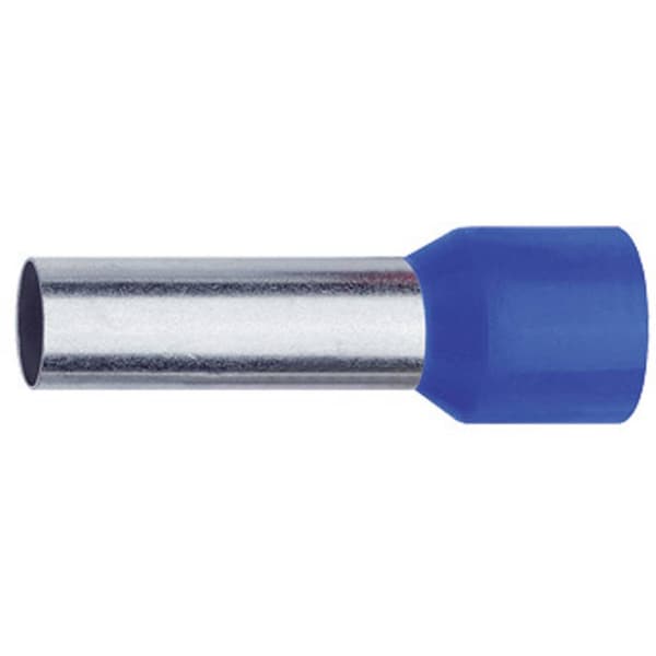 Klauke 47418 Ändhylsa 4 mm² Delisolerad Grå 100 st