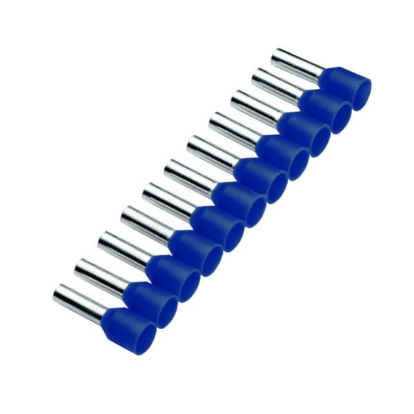 Cimco 18 4506 Ändhylsa 1.5 mm² Delisolerad Svart 500 st