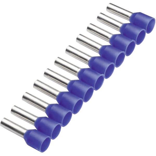 Cimco 18 4506 Ändhylsa 1.5 mm² Delisolerad Svart 500 st