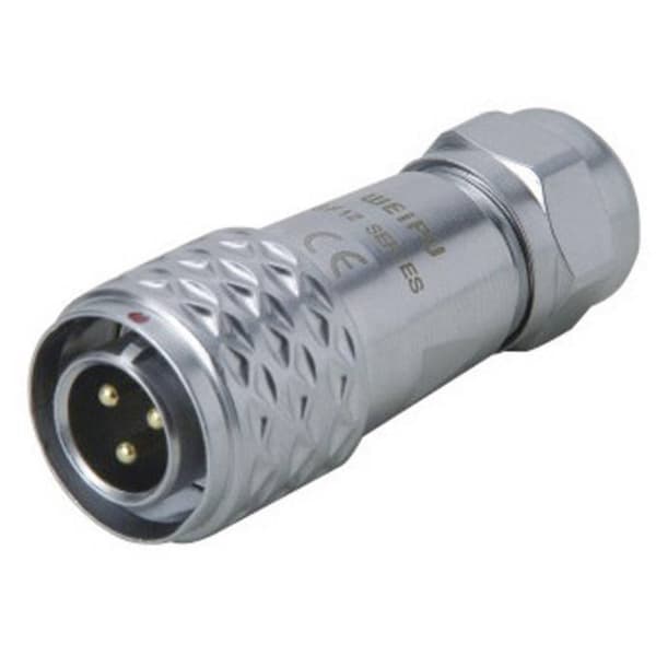 Weipu SF1210/P5 II Rundkontakt Kontakt hane rak Totalt antal poler: 5 Serie (rundkontakt): SF12 1 st