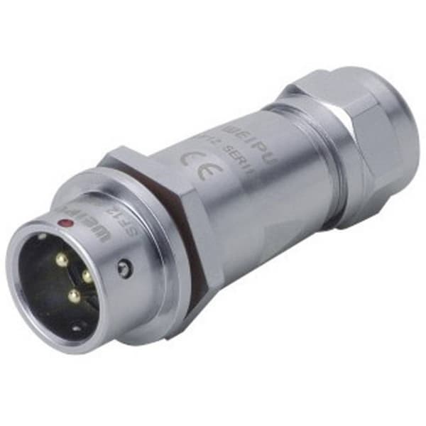 Weipu SF1211/P5 II Rundkontakt Kontakt hane rak Totalt antal poler: 5 Serie (rundkontakt): SF12 1 st
