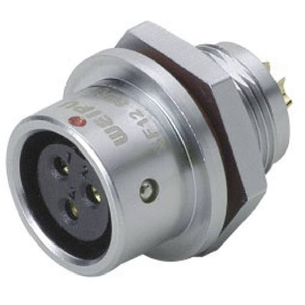 Weipu SF1212/S7 Rundkontakt Koppling rak Totalt antal poler: 7 Serie (rundkontakt): SF12 1 st