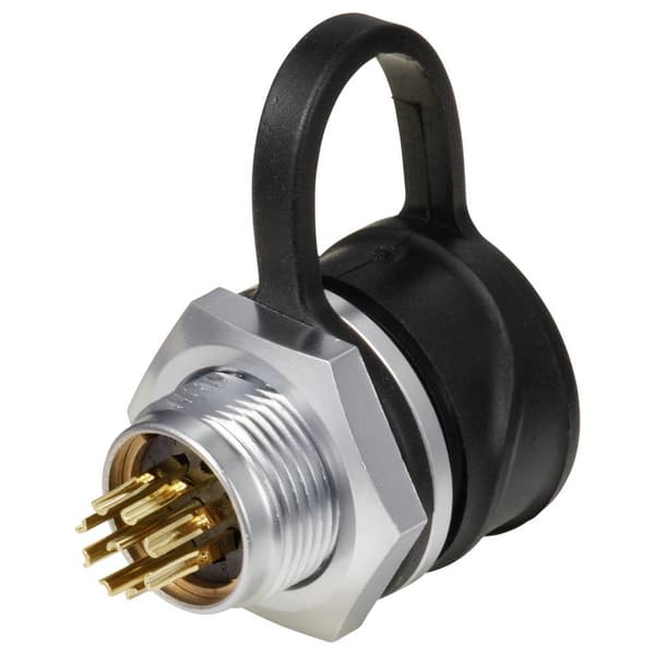 Weipu SF1212/S9 Rundkontakt Koppling rak Totalt antal poler: 9 Serie (rundkontakt): SF12 1 st