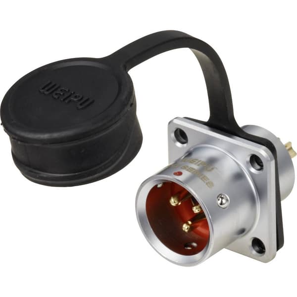 Weipu SF1213/P3 Rundkontakt Kontakt hane rak Totalt antal poler: 3 Serie (rundkontakt): SF12 1 st