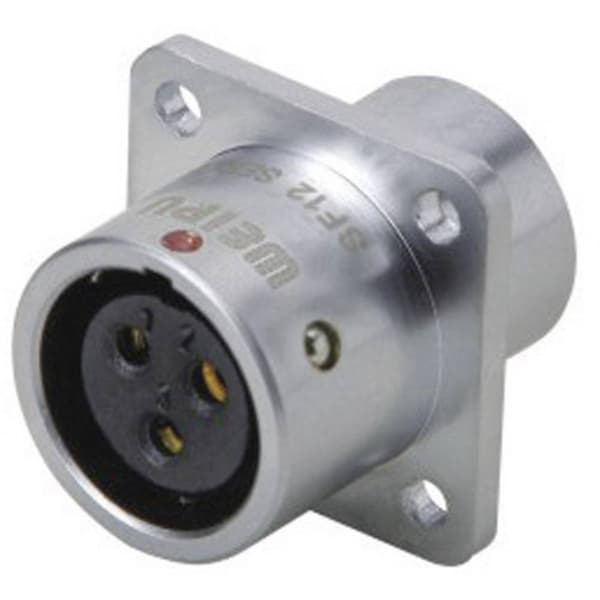 Weipu SF1213/S3 Rundkontakt Koppling rak Totalt antal poler: 3 Serie (rundkontakt): SF12 1 st
