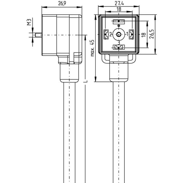 Escha VA41-24.2-5/P01 8047822 Svart Poler:3+ PE kabel Innehåll: 1 st